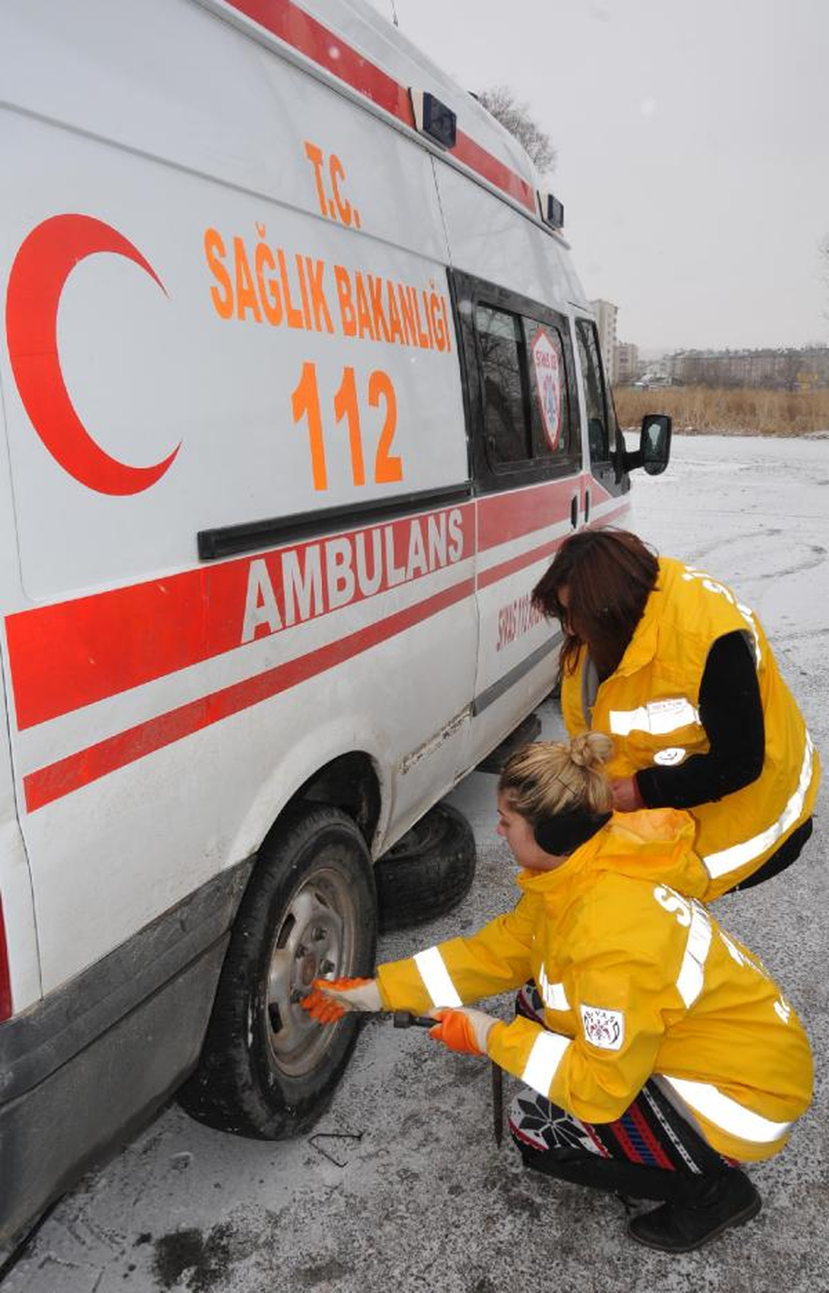 Sivas\'ta 112 Acil Servis Çalışanlarına Kış Eğitimi
