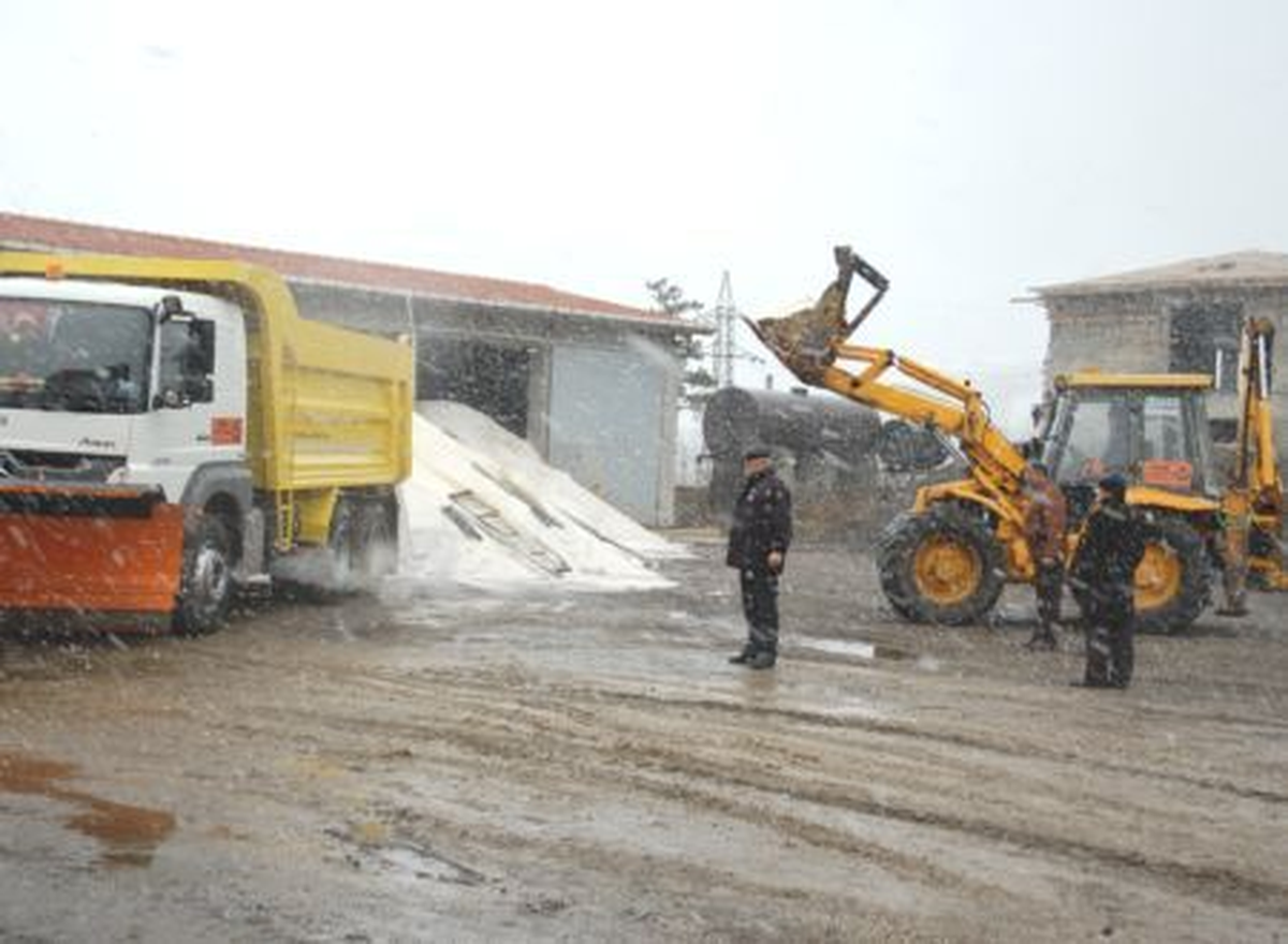 Tekirdağ\'da Kar Yağışı