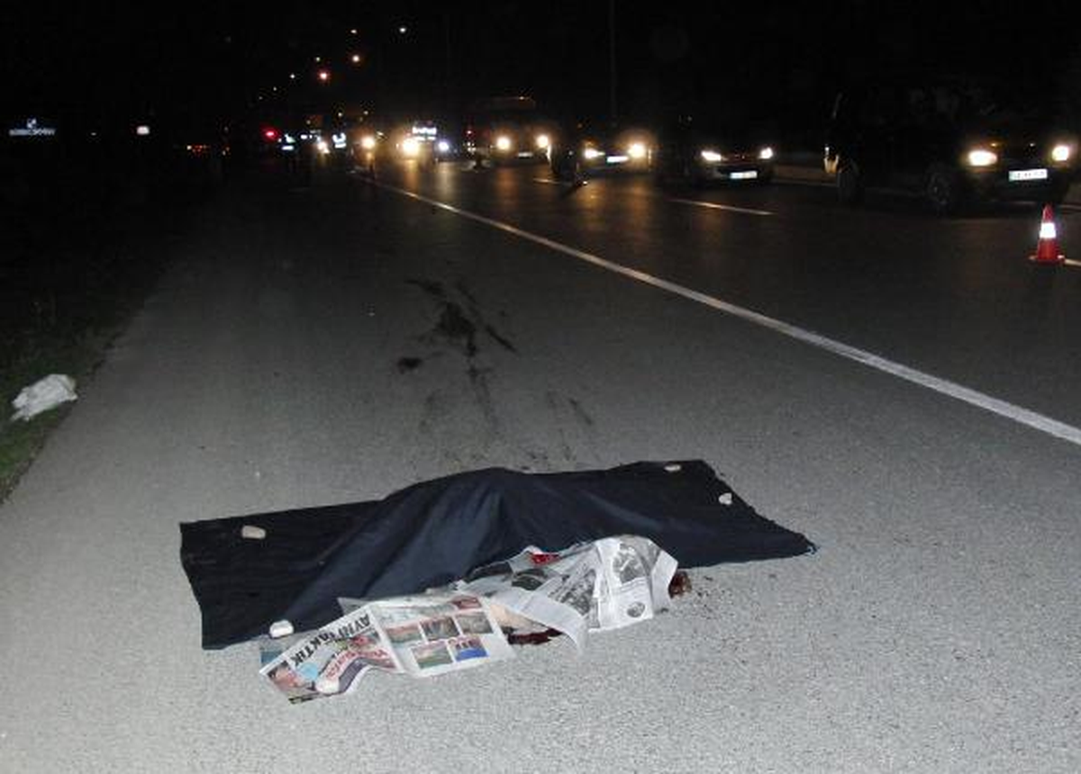 Yolun Karşısına Geçmek İsterken Öldü