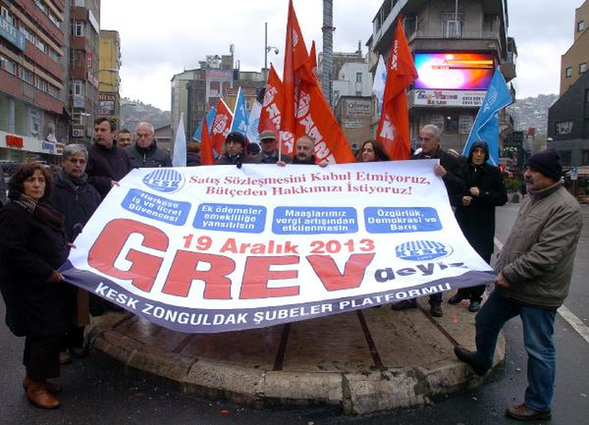 Zonguldak\'ta Bütçe Protestosu