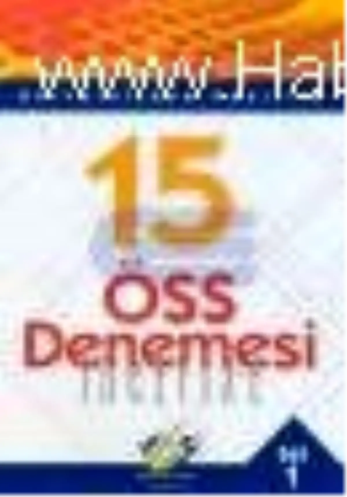 15 ÖSS Denemesi Set 1 Kitabı Çıktı