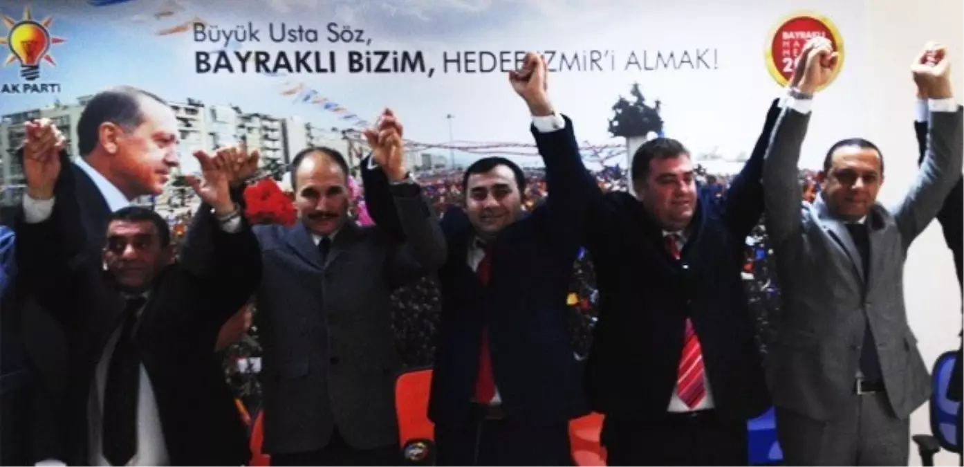 AK Parti Bayraklı\'da Birlik Beraberlik Mesajları Verdi