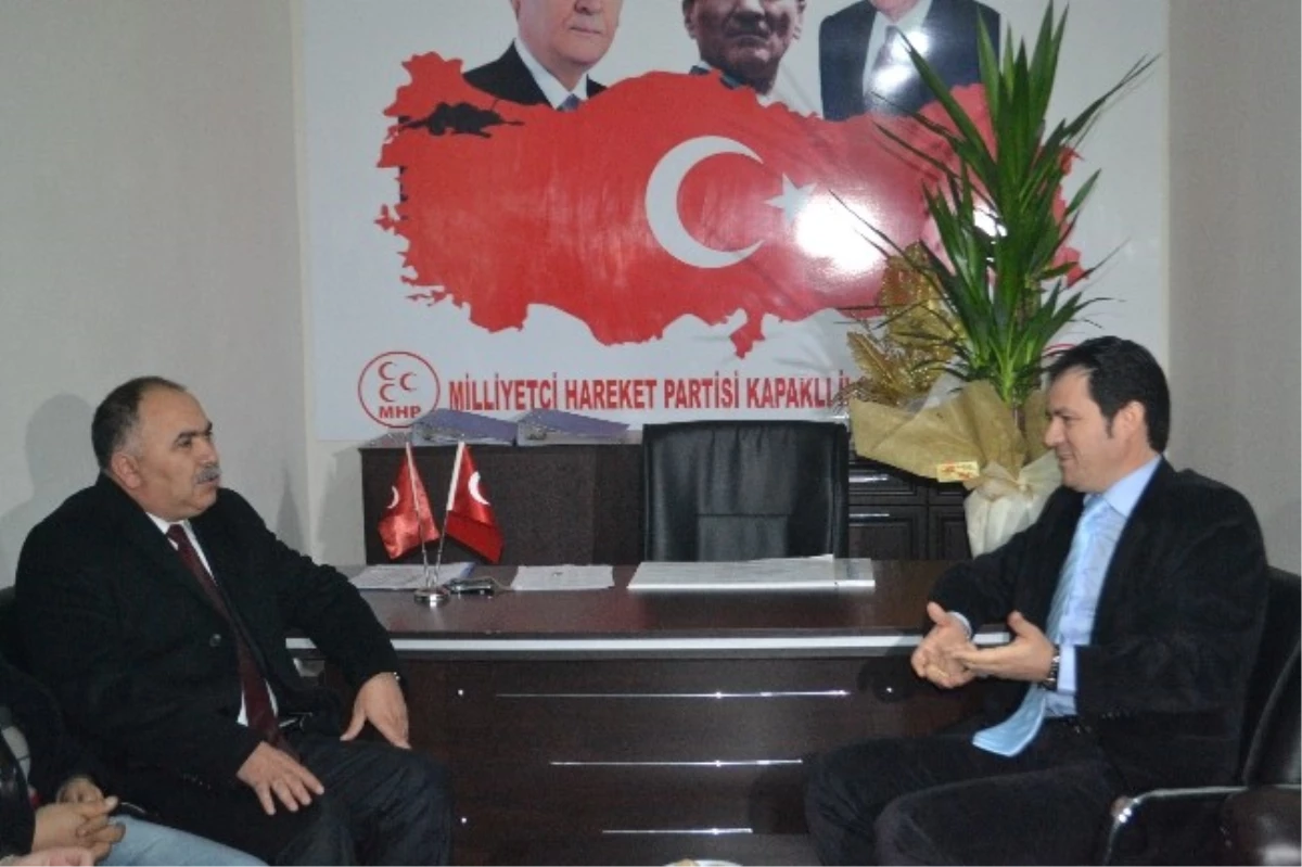 AK Parti Kapaklı İlçe Teşkilatından, MHP İlçe Teşkilatına Ziyaret