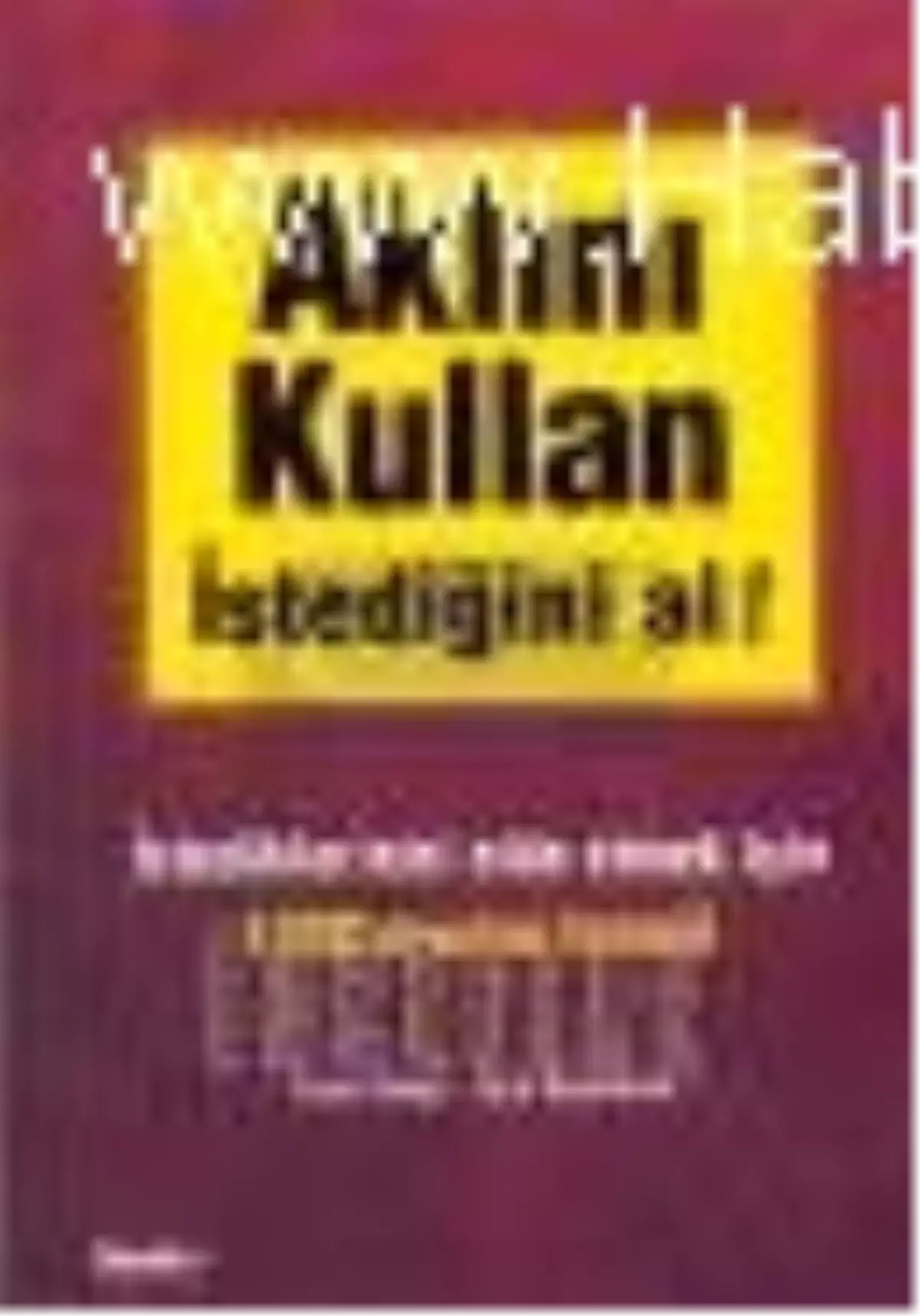 Aklını Kullan İstediğini Al! Kitabı