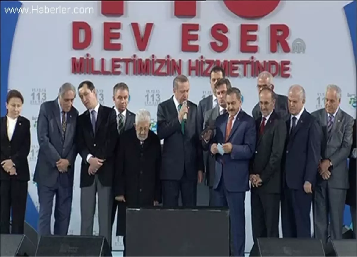 Başbakan Erdoğan Ankara\'da 113 Tesisin Açılışını Yaptı