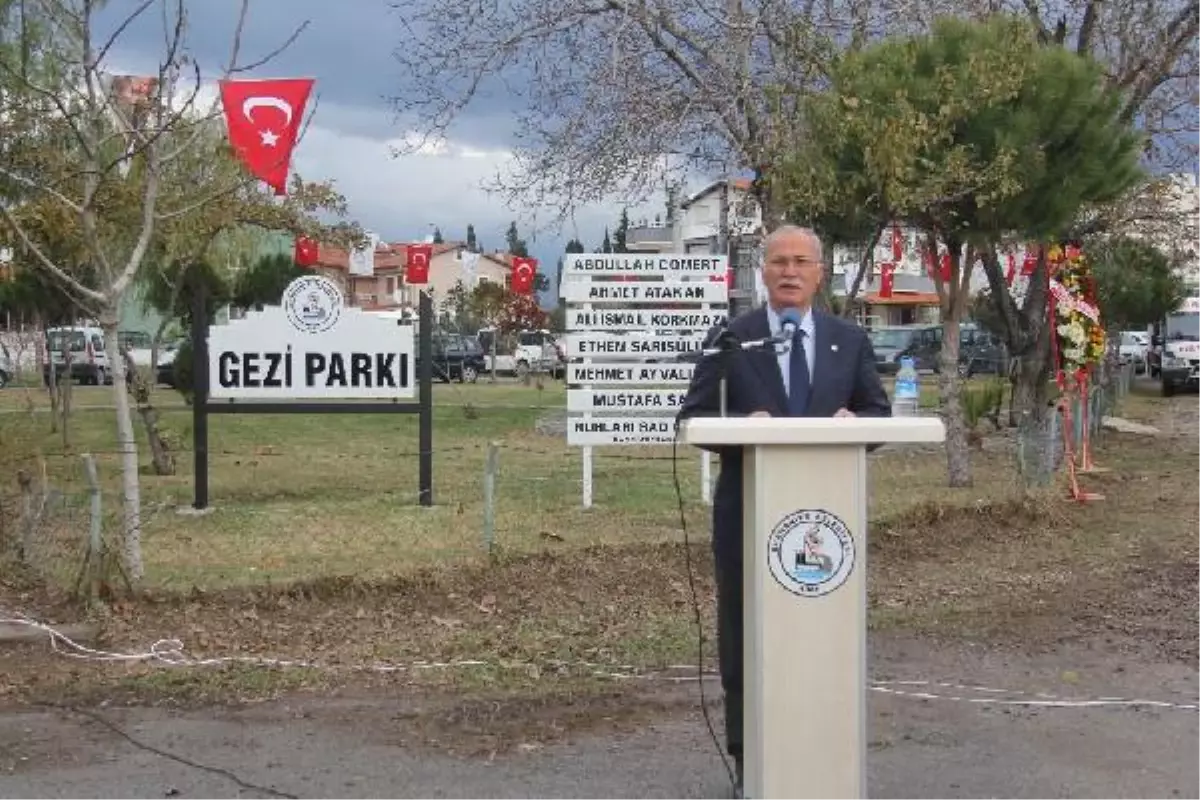 Burhaniye\'nin de Gezi Parkı Oldu