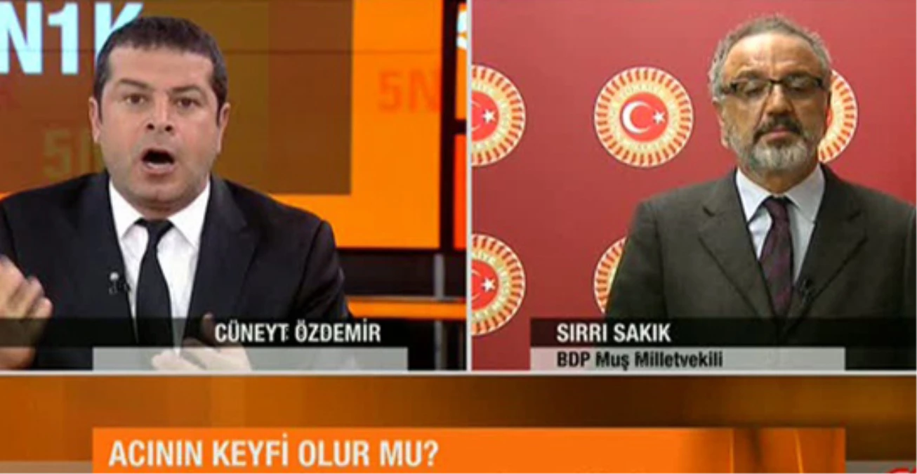 Cüneyt Özdemir\'den Sırrı Sakık\'a: Batsın Böyle Siyaset