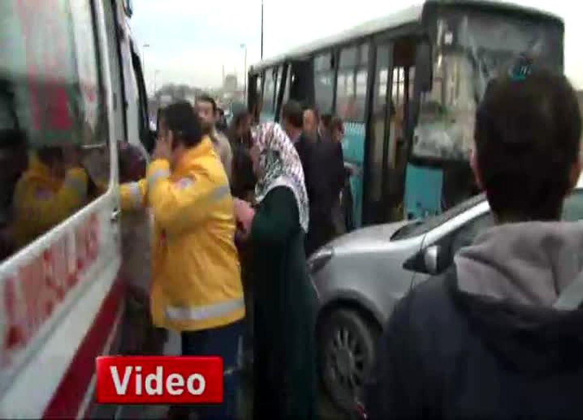 Halk Otobüsü Dehşeti Kamerada