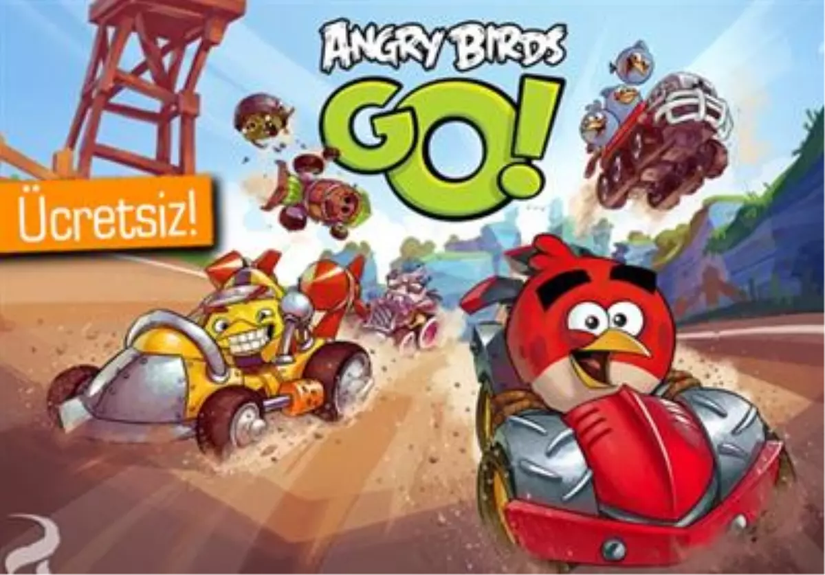 İos, Android ve Windows Phone 8 İçin Angry Birds Go Yayınlandı