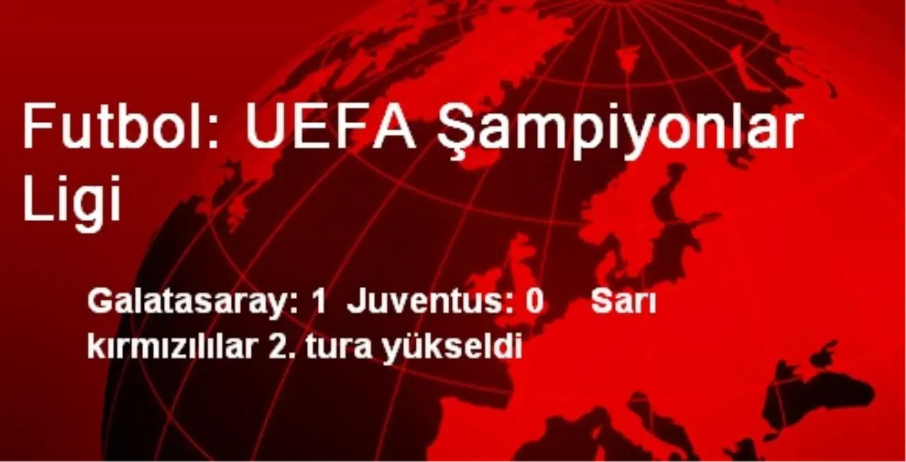 Futbol: UEFA Şampiyonlar Ligi