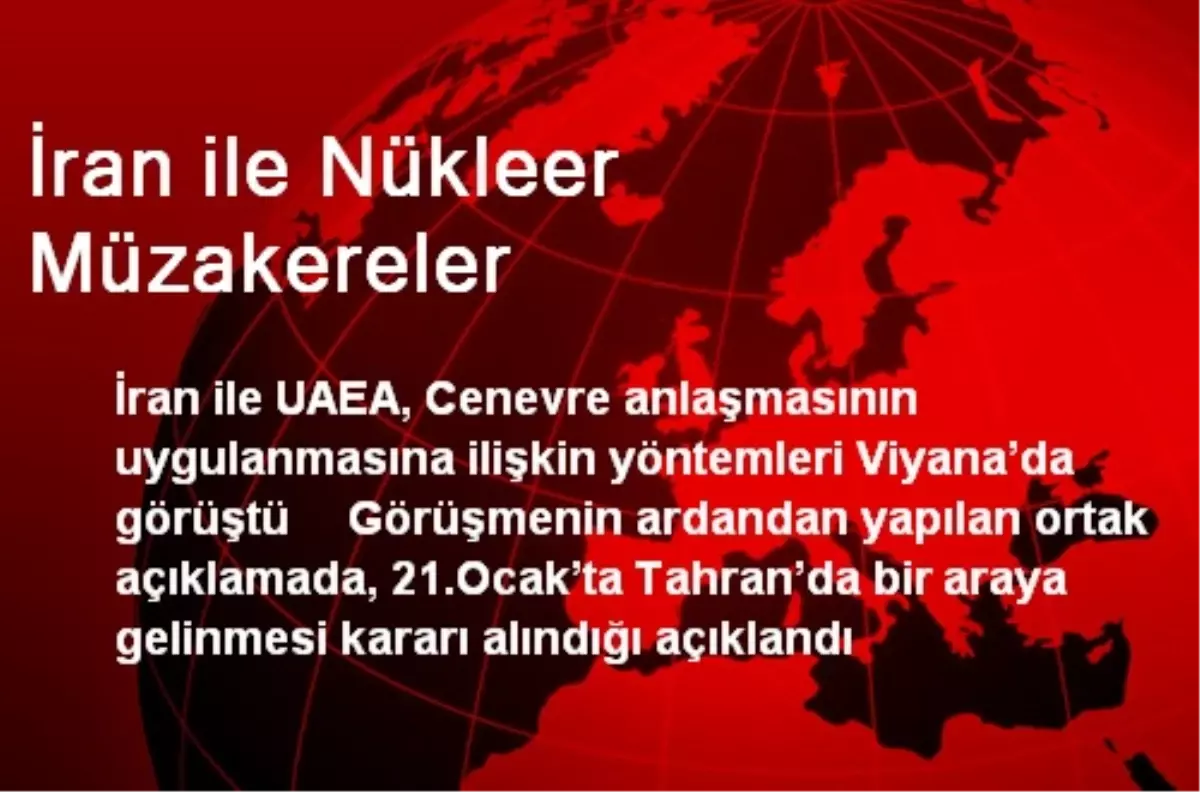 İran ile Nükleer Müzakereler