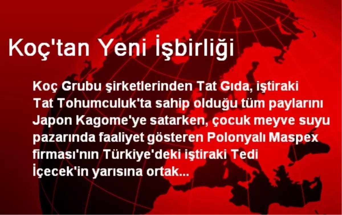 Koç\'tan Yeni İşbirliği