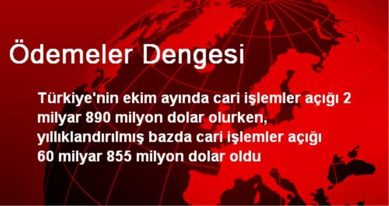 Ödemeler Dengesi