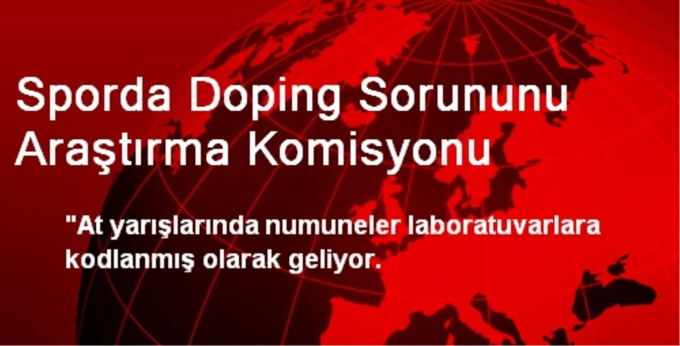 Sporda Doping Sorununu Araştırma Komisyonu