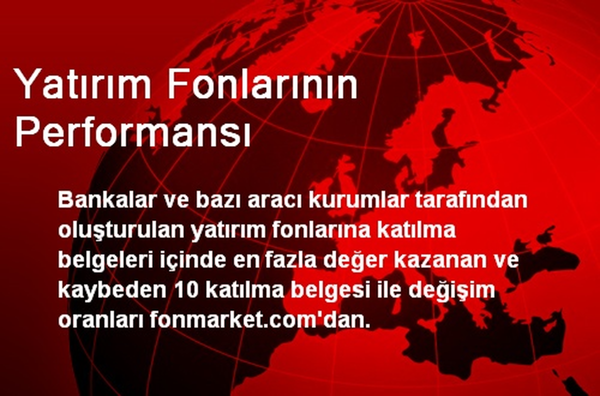 Yatırım Fonlarının Performansı