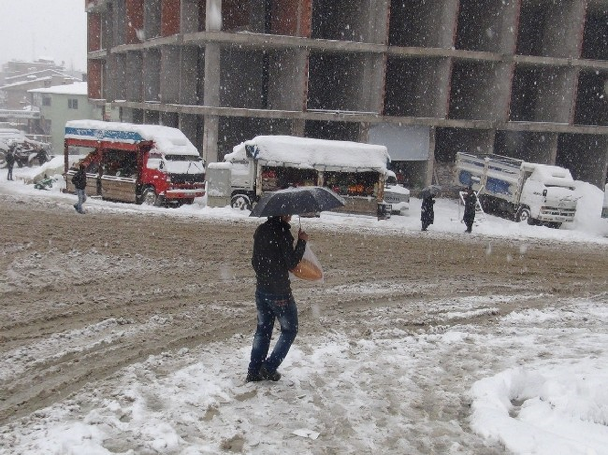 Şemdinli\'de Kar Yağışı Hayatı Olumsuz Etkiledi
