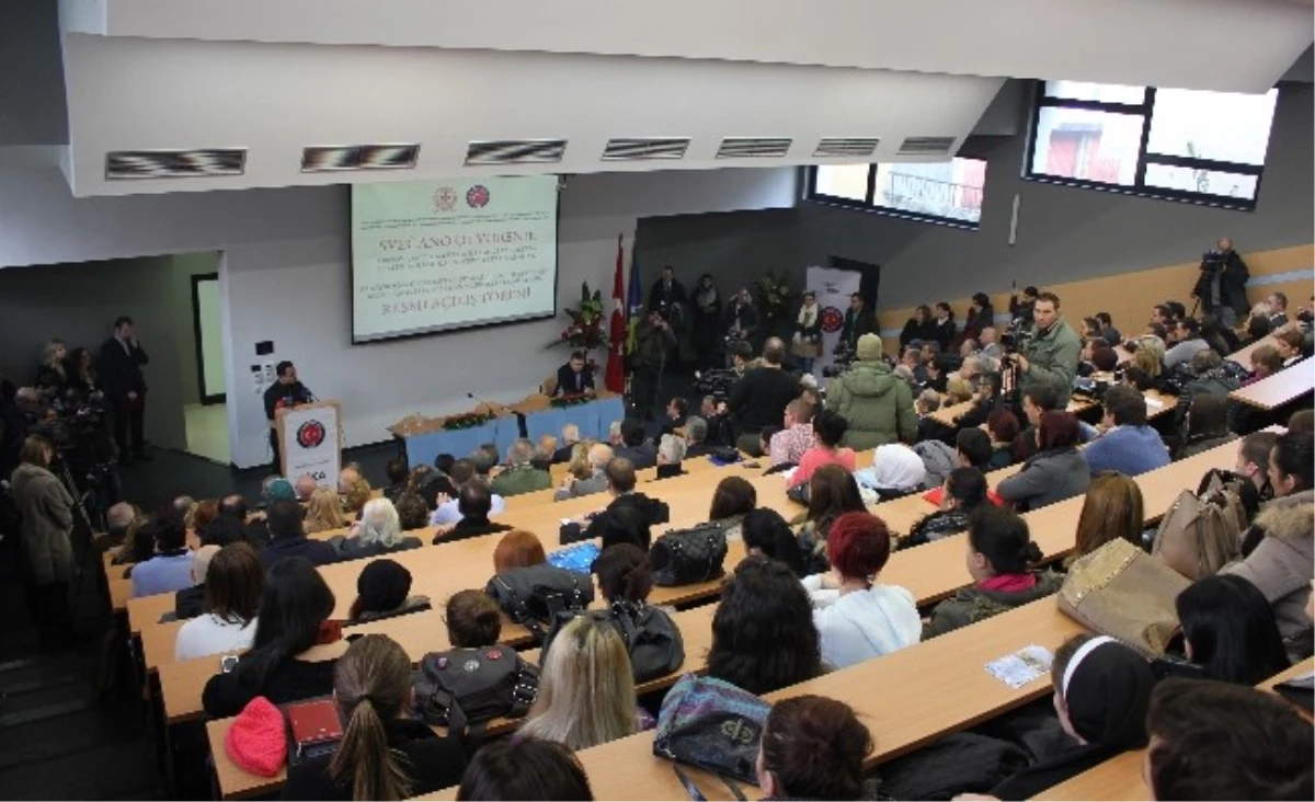 Tika\'nın Yenilediği İstanbul-Saraybosna Konferans Salonu Açıldı
