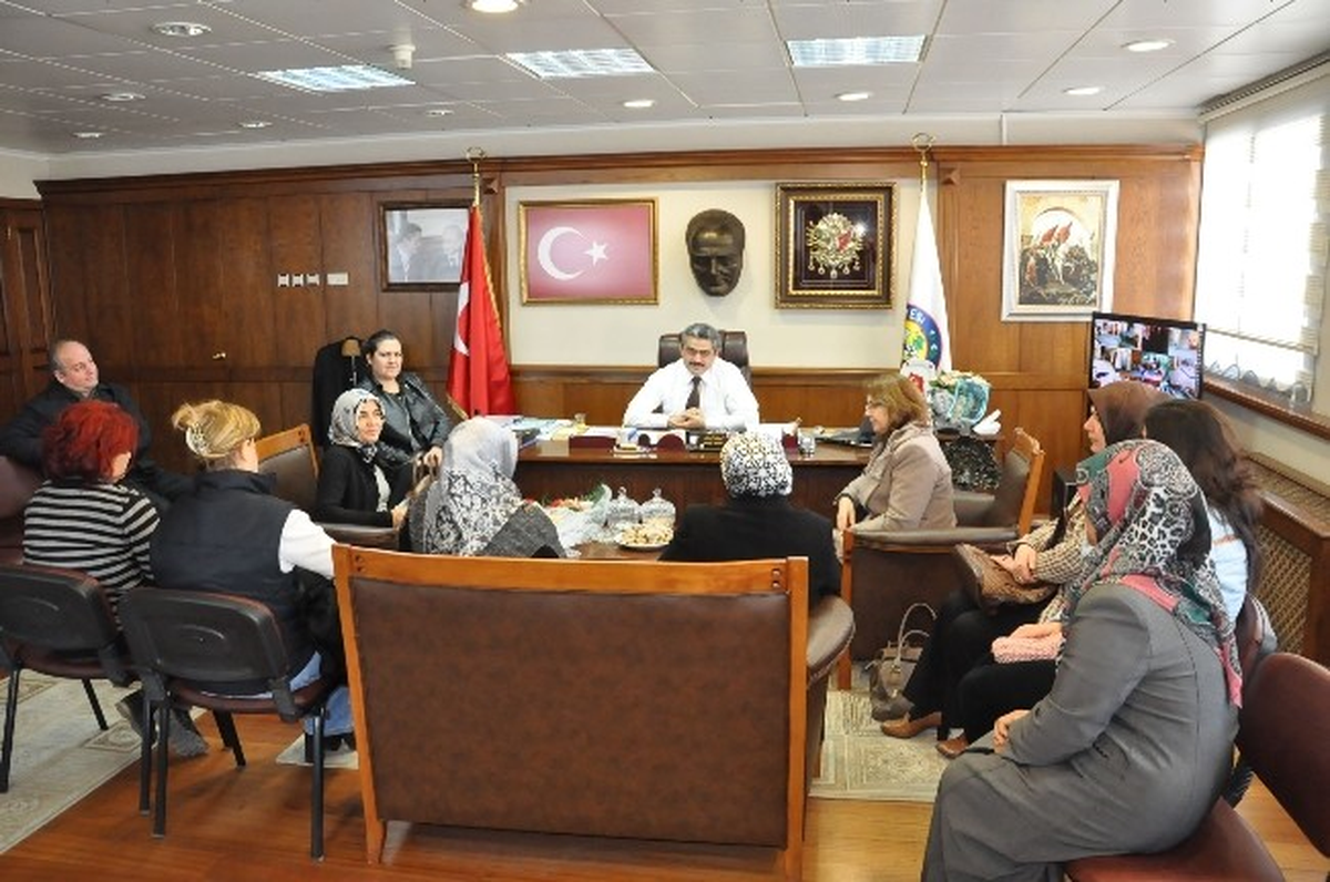 Turkuazlı Baynlardan, Başkan Alıcık\'a Ziyaret