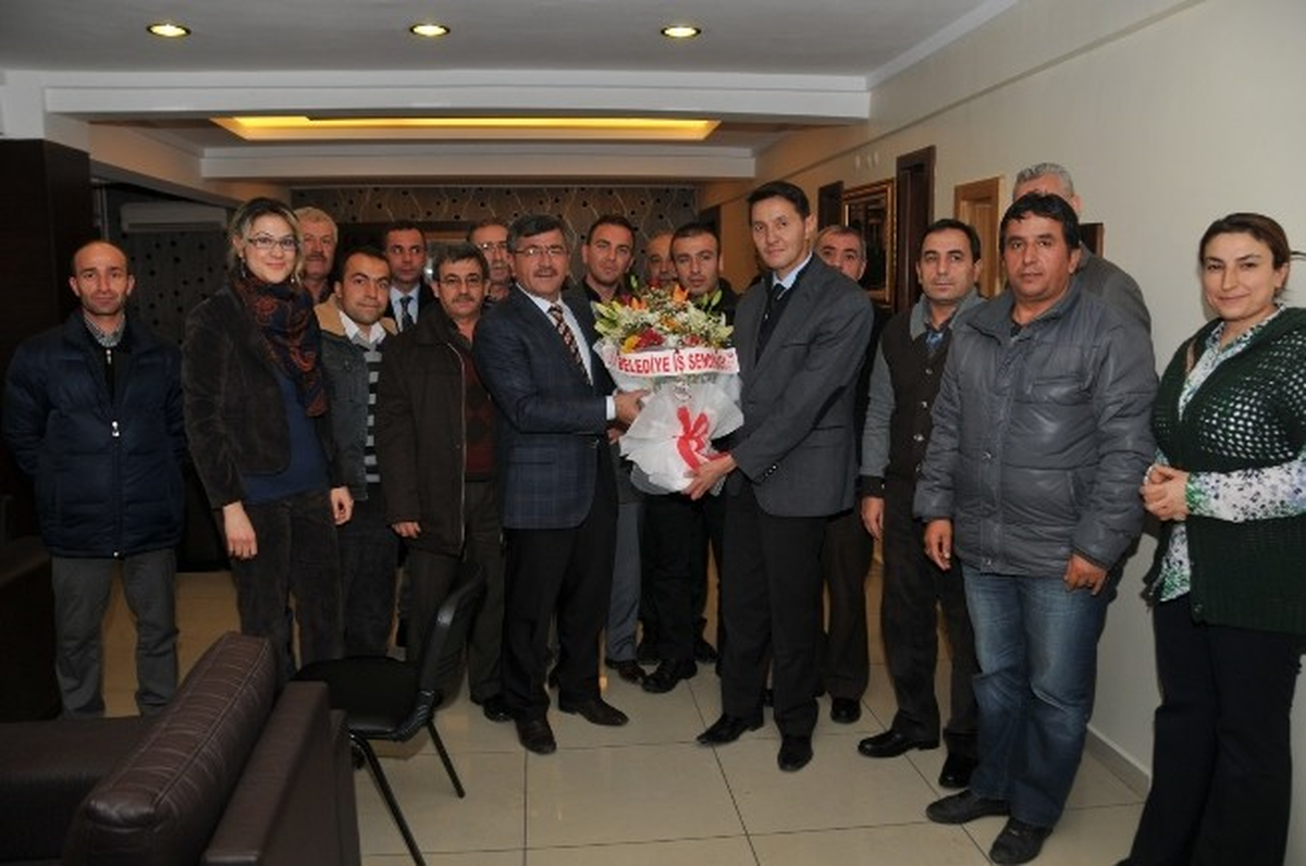 Belediye İş Sendikasından Başkan Faruk Akdoğan\'a Ziyaret