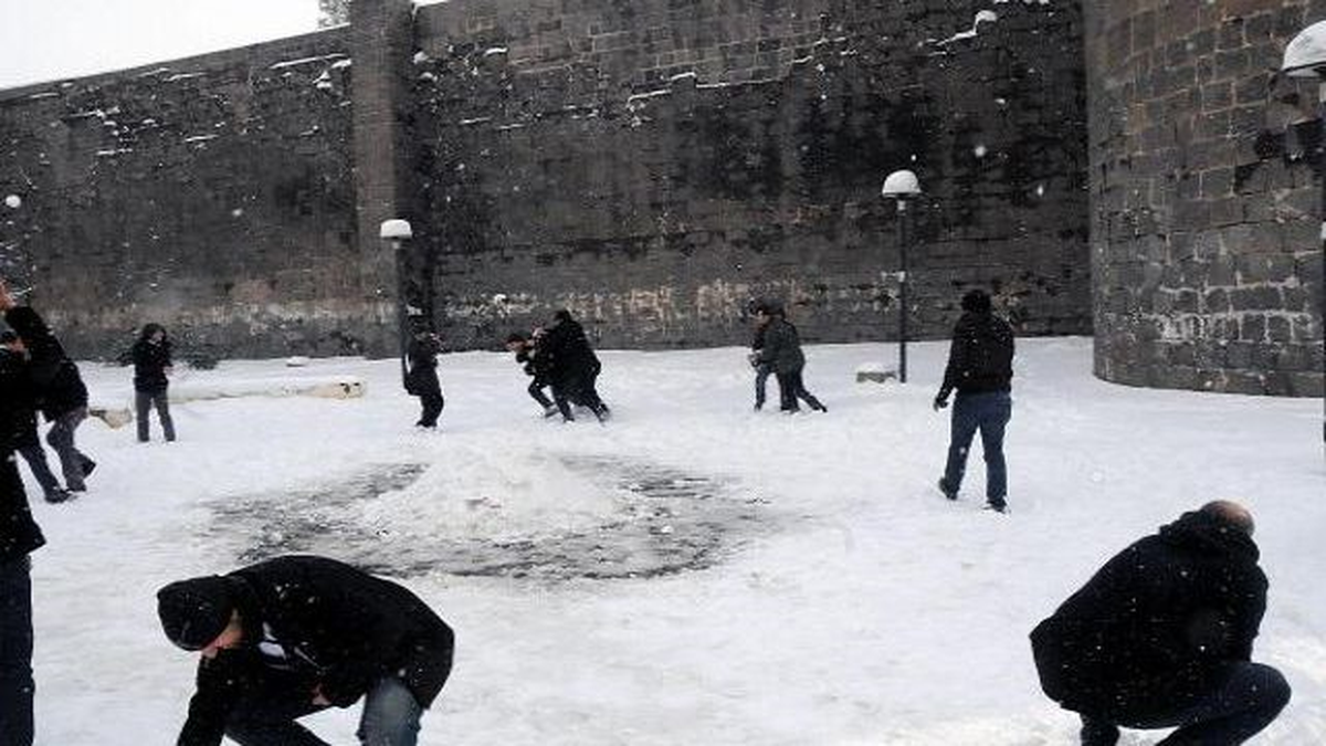 Sendikacılar Polisle Kartopu Oynadı