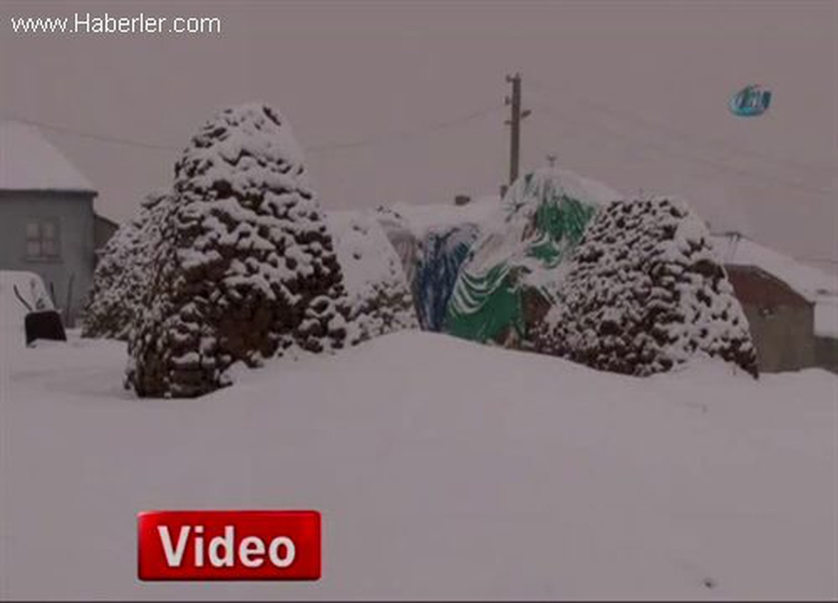 Erzurum\'da Kar Hayatı Olumsuz Yönde Etkiliyor