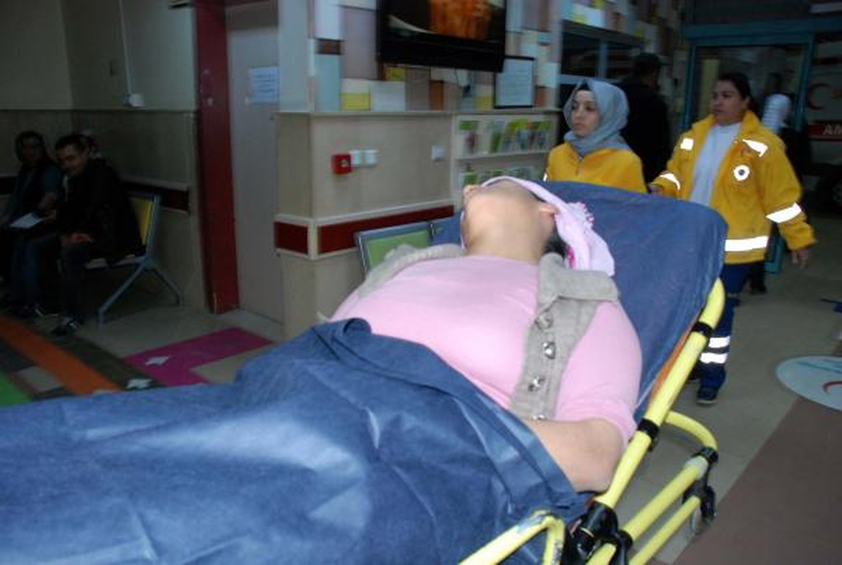 Eşi Tarafından Dövülerek Hastanelik Oldu