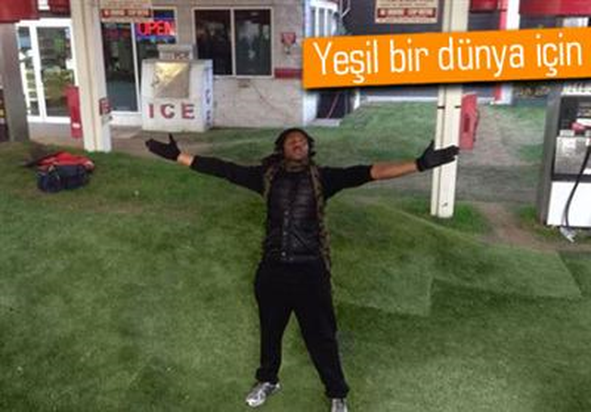 Evsiz Adam, Çevreci Uygulama Geliştirdi