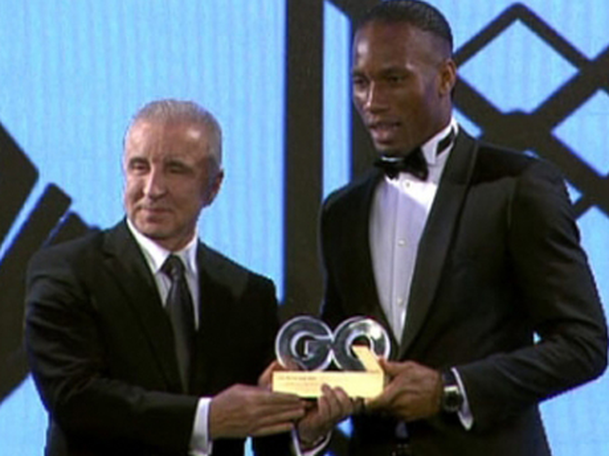 GQ, 'Yılın Sporcusu' Ödülü Drogba'ya Verildi