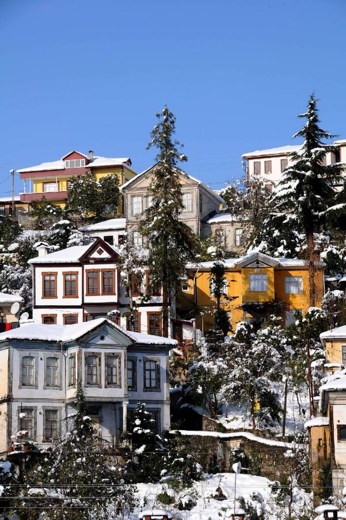 Kar Yağışı Güzellikleri de Ortaya Çıkardı