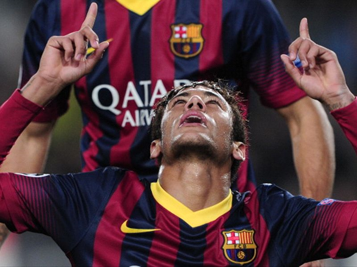 Neymar\'dan 3 Barcelona\'dan 6 Gol: 6-1