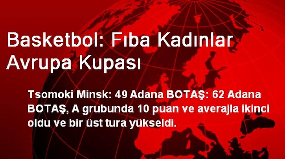 Tsomoki Minsk: 49 Adana BOTAŞ: 62