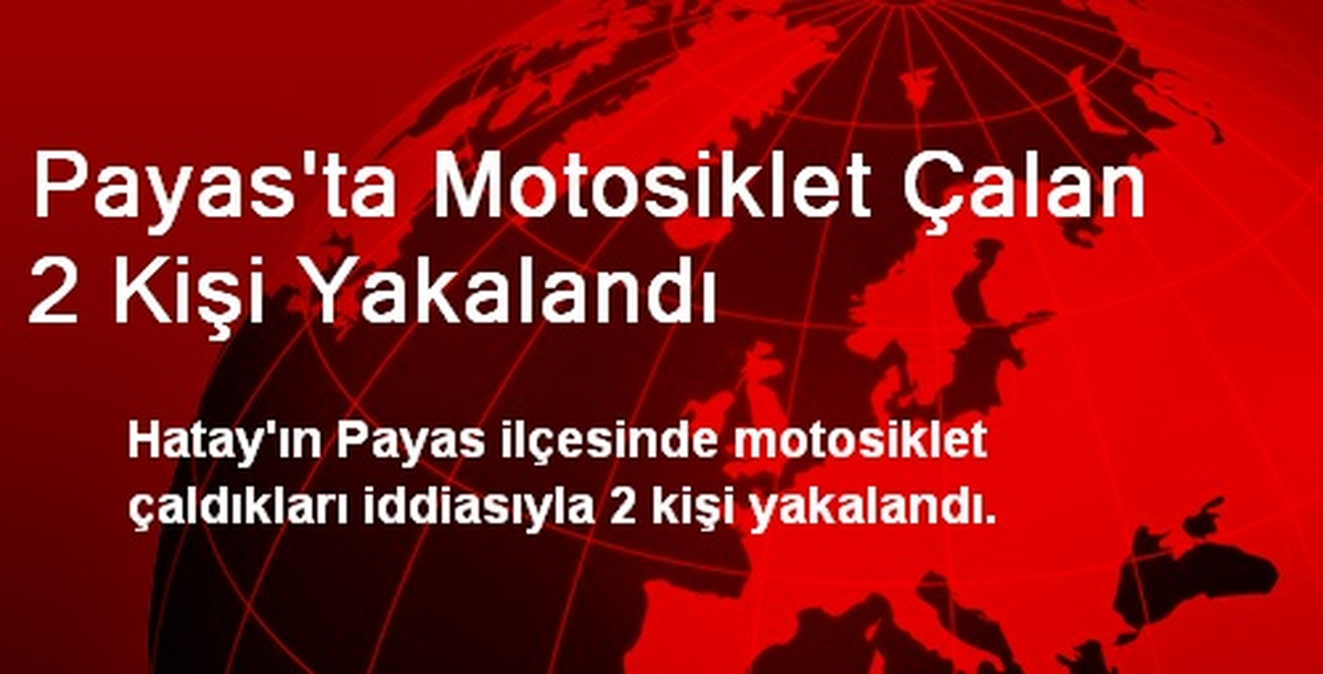 Payas\'ta Motosiklet Çalan 2 Kişi Yakalandı