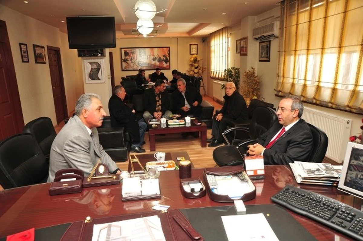 Rektör Battal, Vesob Başkanı Alpaslan\'ı Ziyaret Etti