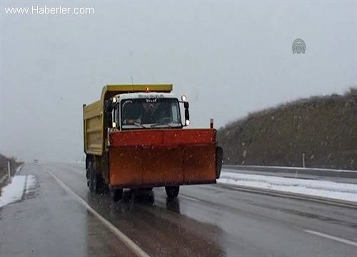 Tekirdağ\'da kar yağışı -