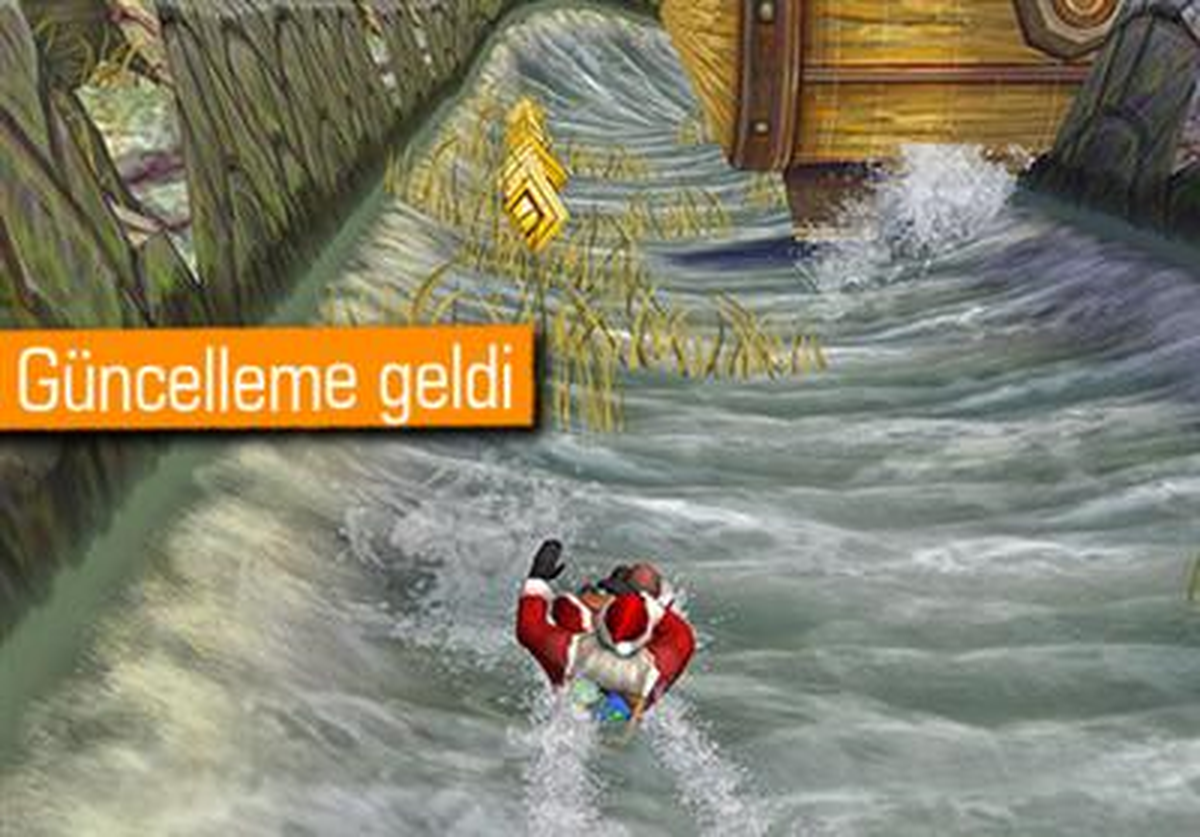 Temple Run 2\'de Noel Baba ile Koşmak İsteyen?