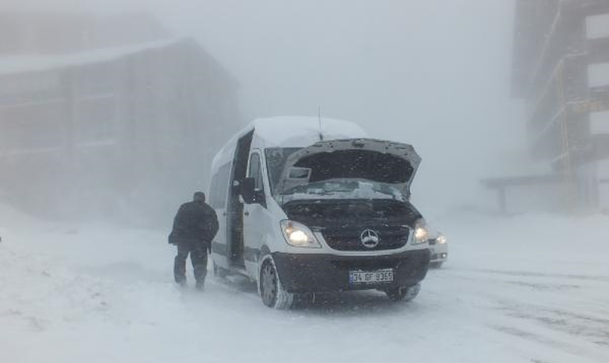 Uludağ\'da Kar Kalınlığı 75 Santimetreye Ulaştı