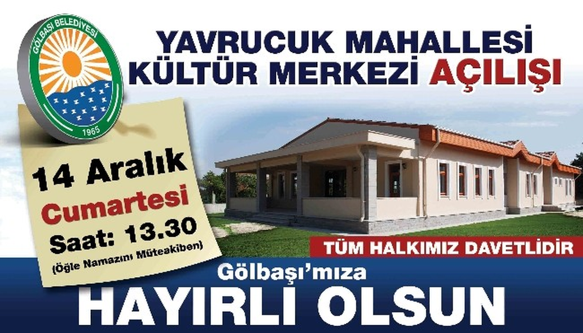 Yavrucuk da Kültür Merkezine Kavuşuyor