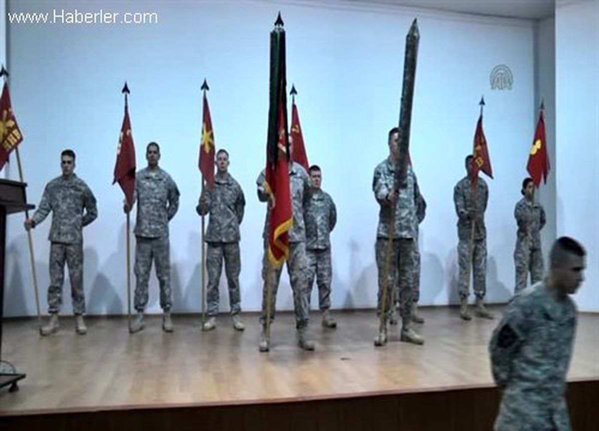 ABD patriot hava savunma sisteminde devir teslim töreni -