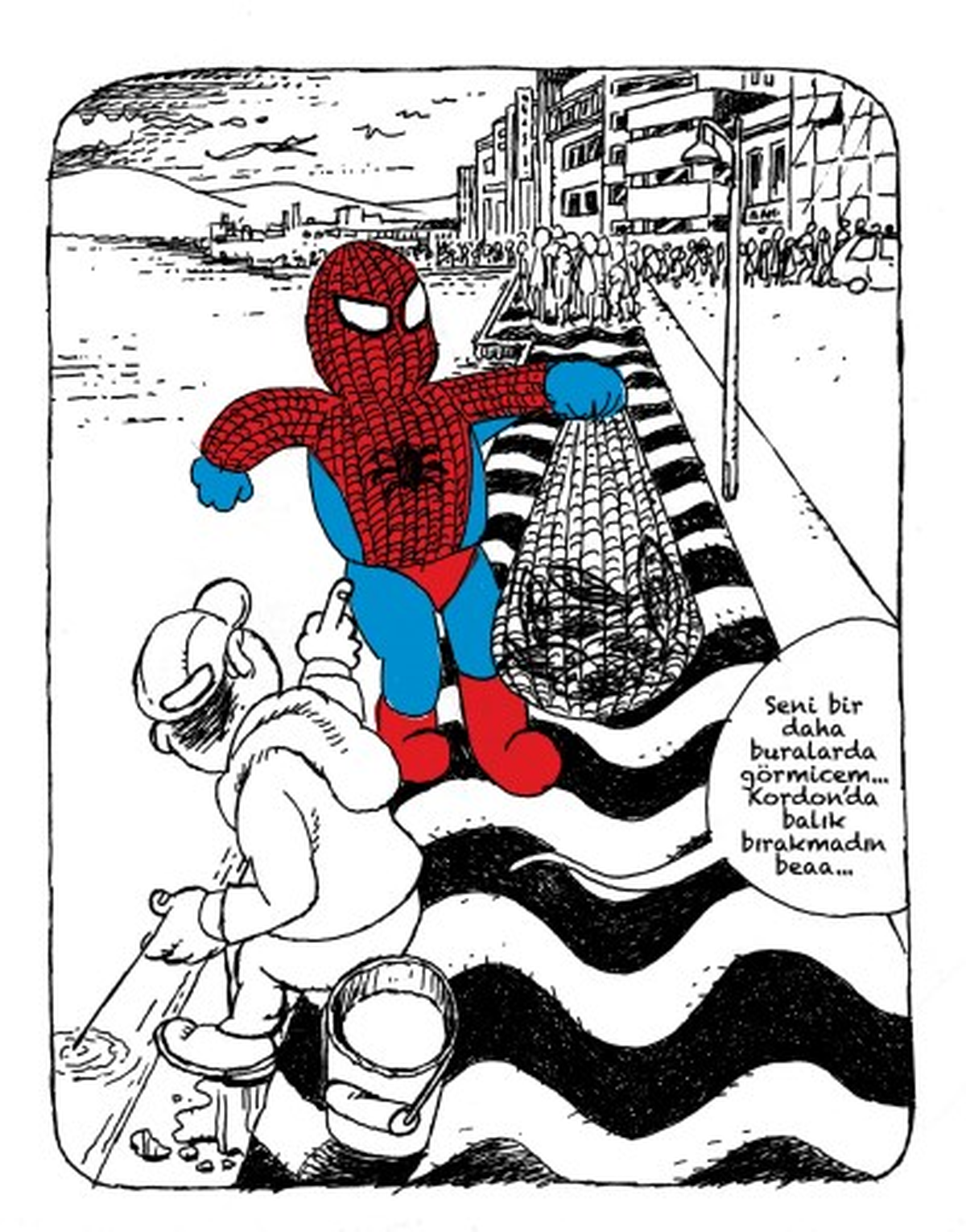 En Güzel Kordon Karikatürleri Yarışıyor