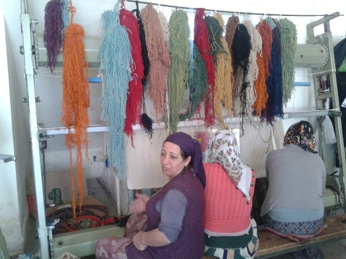 Halı Kursu Öğrencilerinin Çilesi