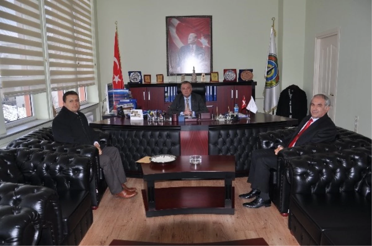 Halkbank Malkara Şube Müdürü Malkara Belediye Başkanını Ziyaret Etti