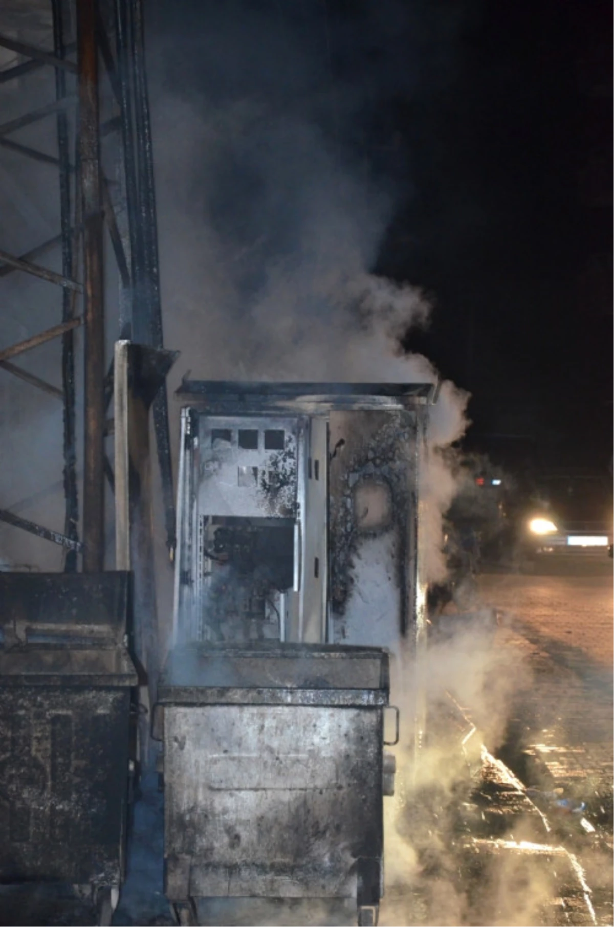 Kırşehir\'deki Trafo Yangını