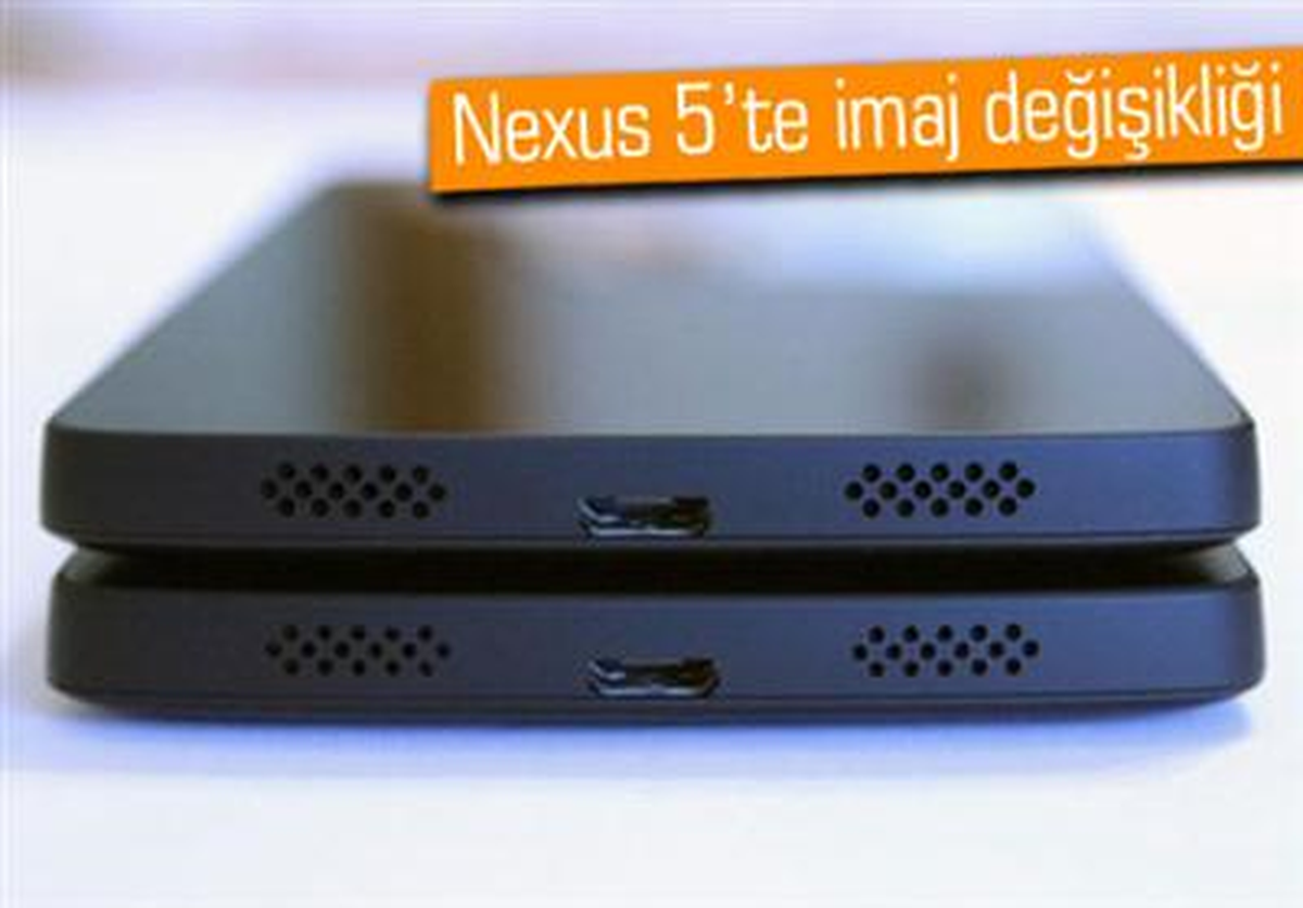 Nexus 5\'te Tasarım Değişikliği Oldu
