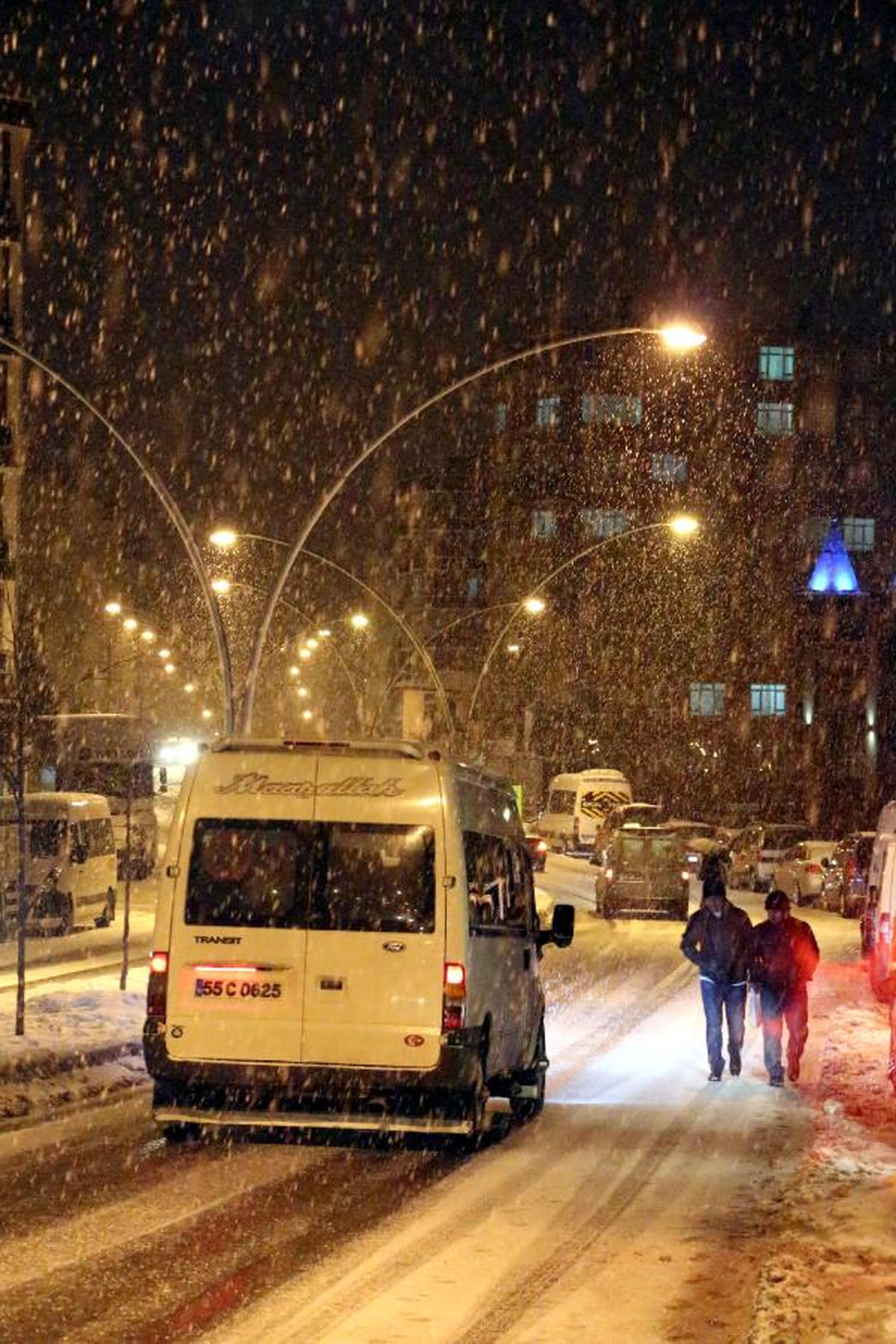 Orta Karadeniz\'de Kar Durdu, Kapalı Yollar Açılmaya Çalışılıyor