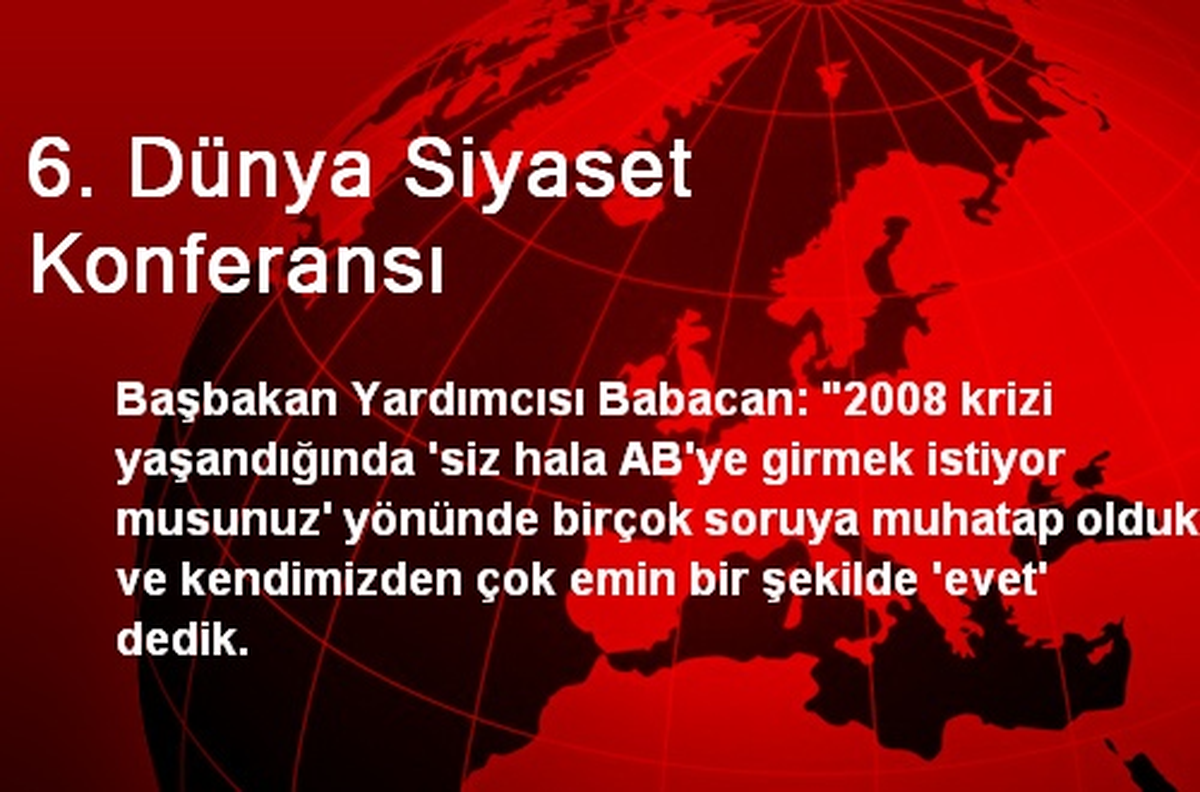 6. Dünya Siyaset Konferansı