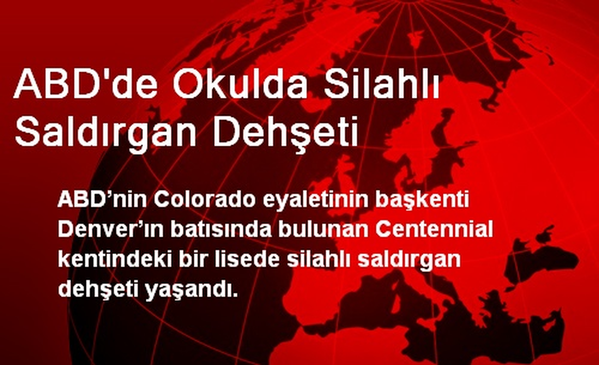 ABD\'de Okulda Silahlı Saldırı: 2 Yaralı
