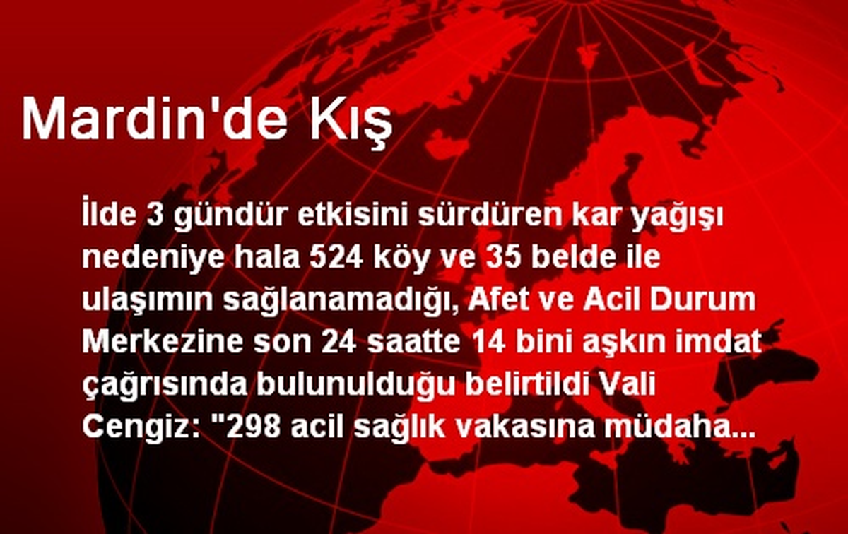 Mardin\'de Kış