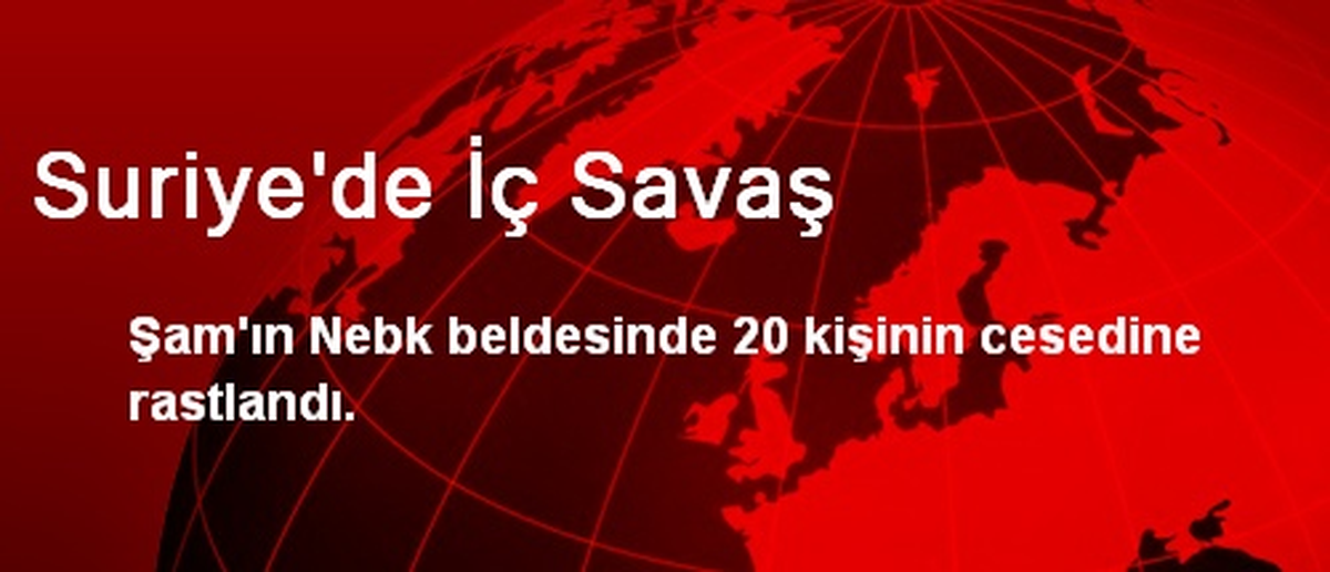 Suriye\'de İç Savaş