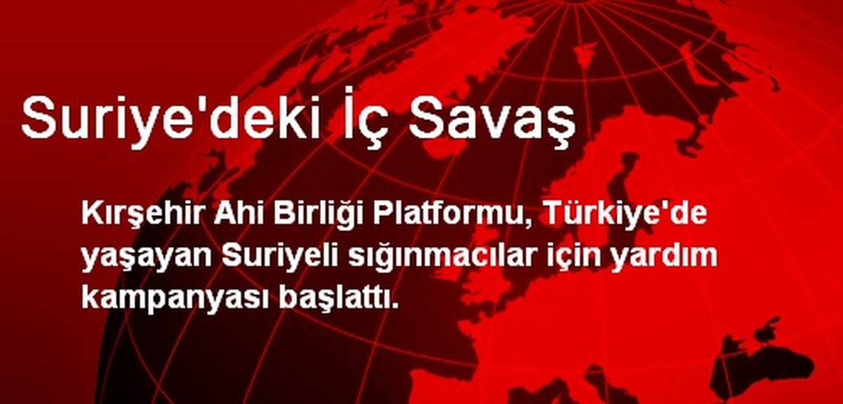 Suriye\'deki İç Savaş
