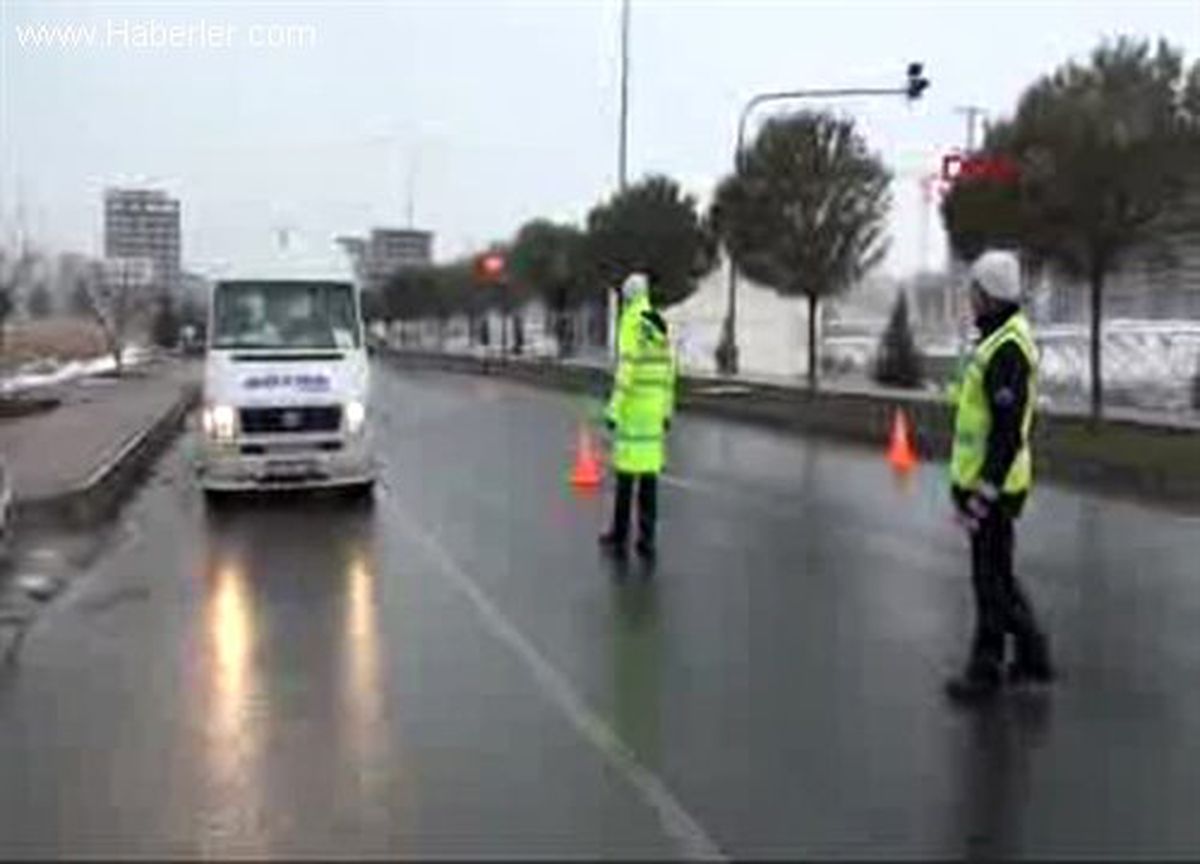 Şanlıurfa\'da Kar Lastiği Denetimi Yapıldı